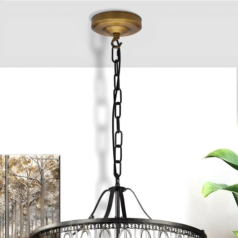 Vintage Style Metal Ceiling Rose Hook Plate For Light Fitting~2097-1