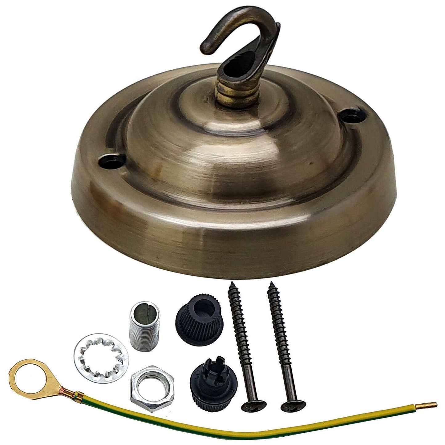 Vintage Style Metal Ceiling Rose Hook Plate For Light Fitting~2097-8