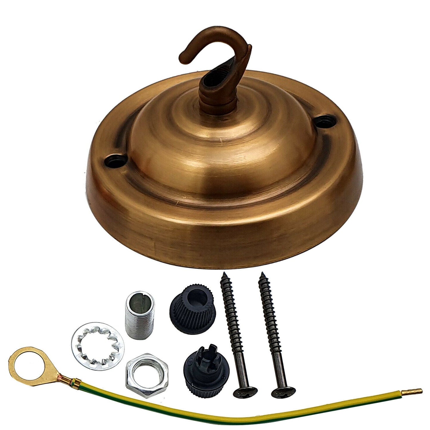 Vintage Style Metal Ceiling Rose Hook Plate For Light Fitting~2097-7