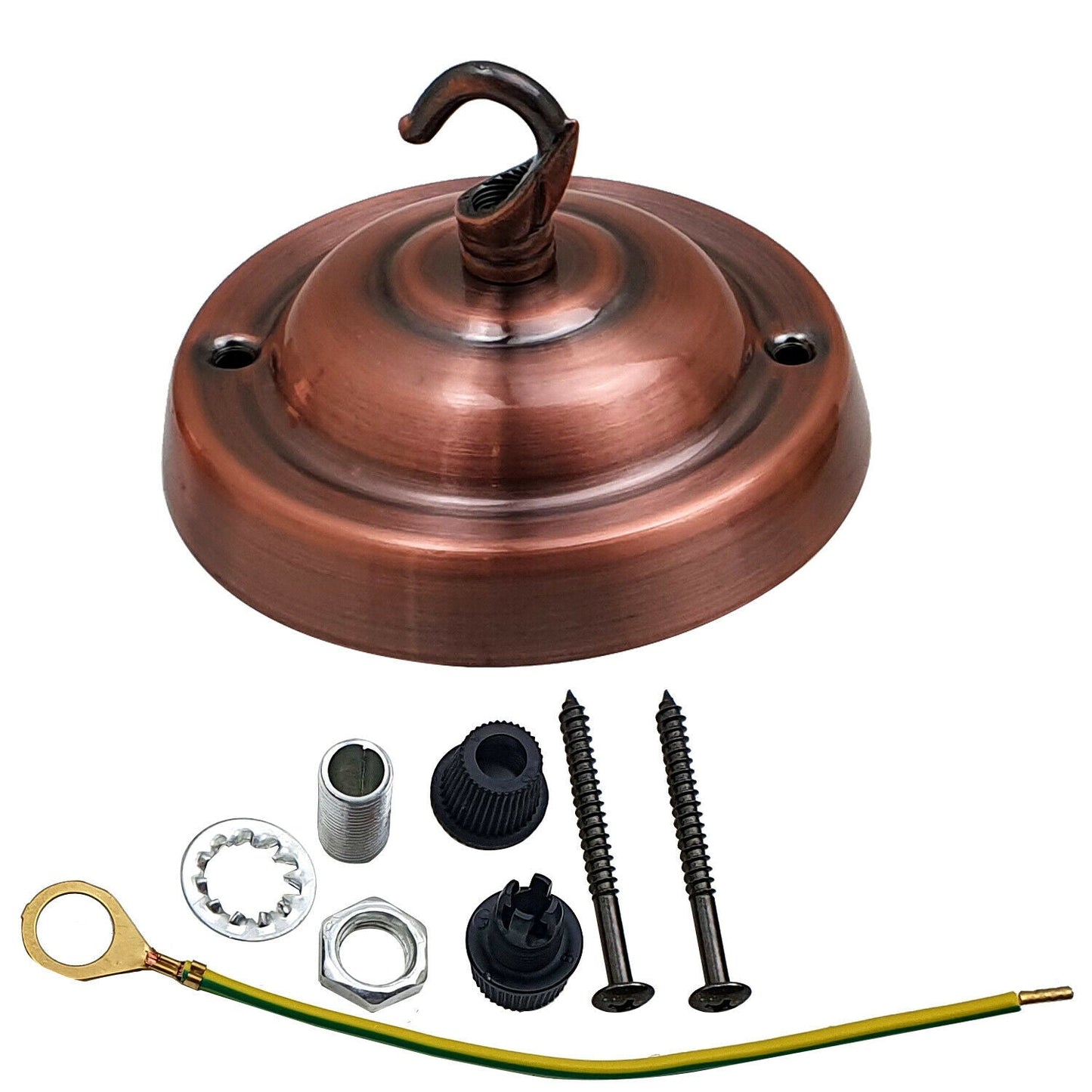 Vintage Style Metal Ceiling Rose Hook Plate For Light Fitting~2097-6