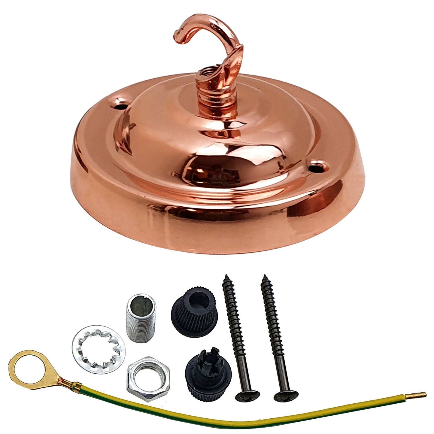 Vintage Style Metal Ceiling Rose Hook Plate For Light Fitting~2097-5