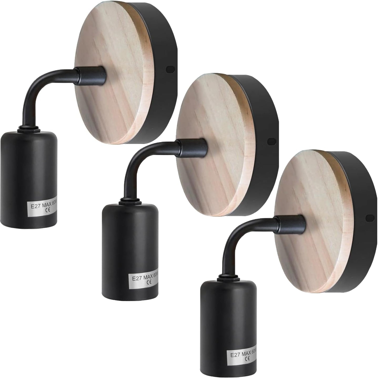 Wood bedside Wall lamp ~ 5120-9