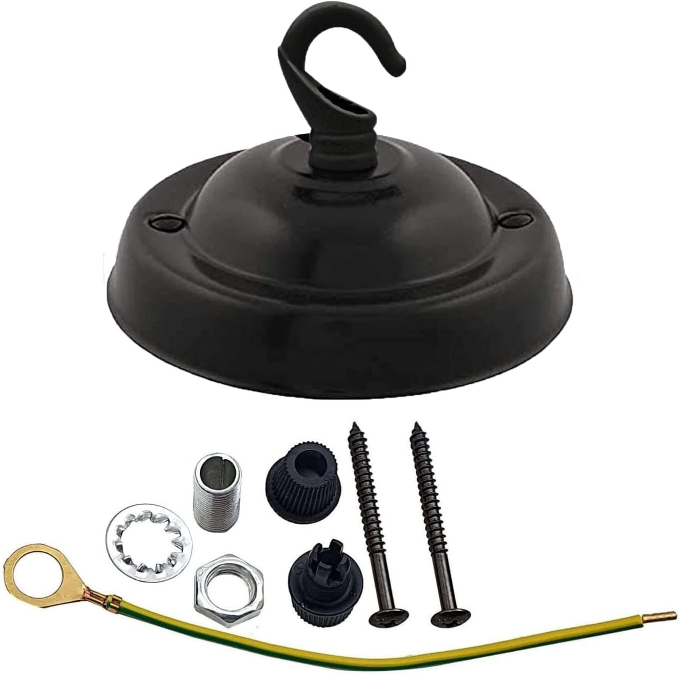 Vintage Style Metal Ceiling Rose Hook Plate For Light Fitting~2097-10