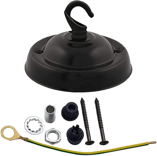 Vintage Style Metal Ceiling Rose Hook Plate For Light Fitting~2097-10