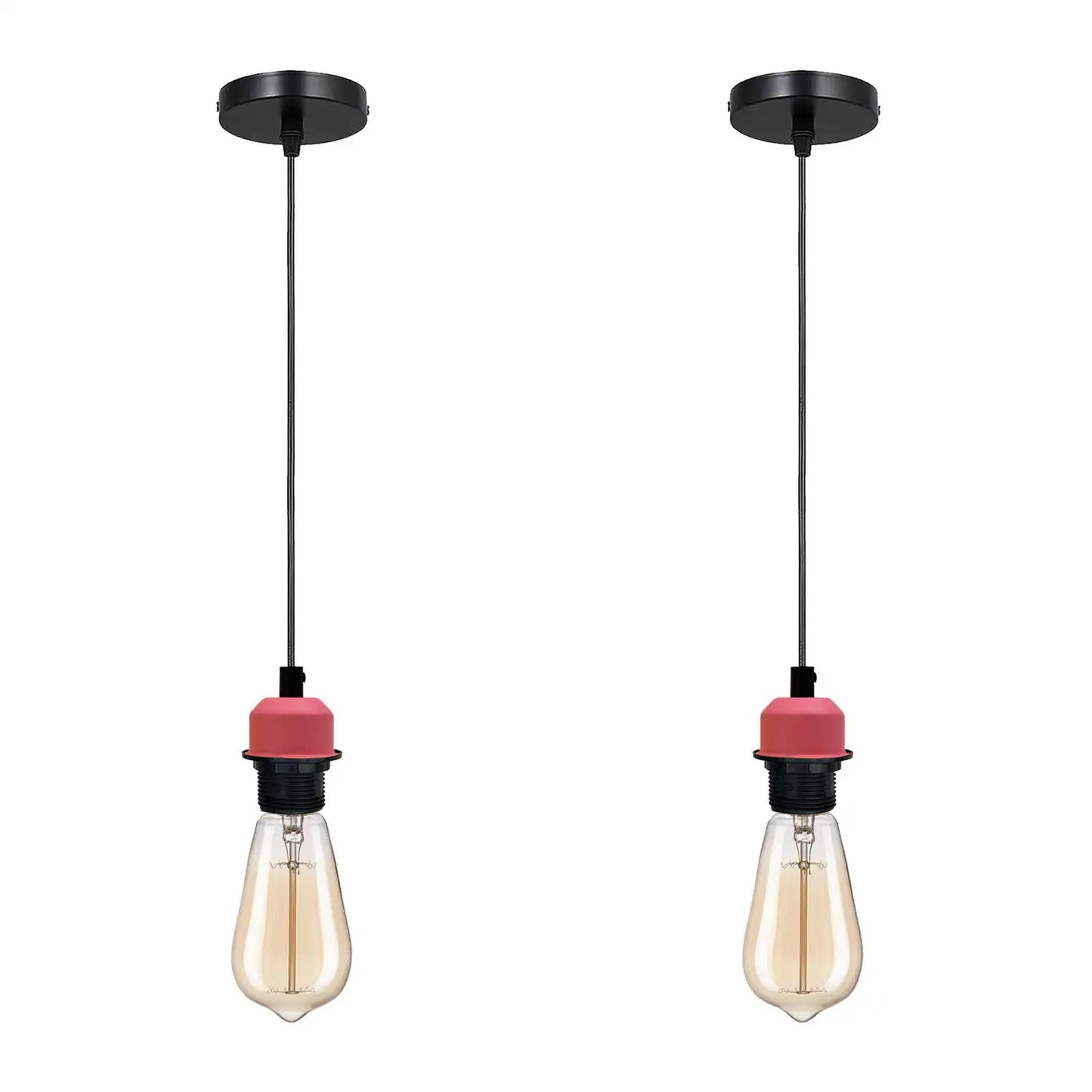 Vintage Pendant Lamp Bulb Holder Ceiling Light E27 Fitting ~5760-7