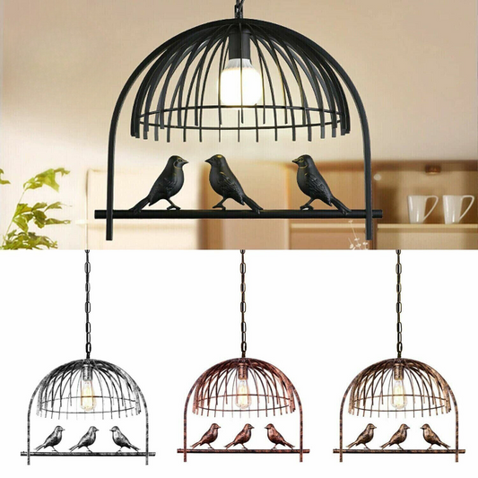 Industrial Bird Cage Ceiling Chandelier Loft Pendant Light ~3151-0