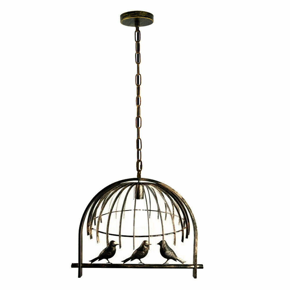 Industrial Bird Cage Ceiling Chandelier Loft Pendant Light ~3151-8