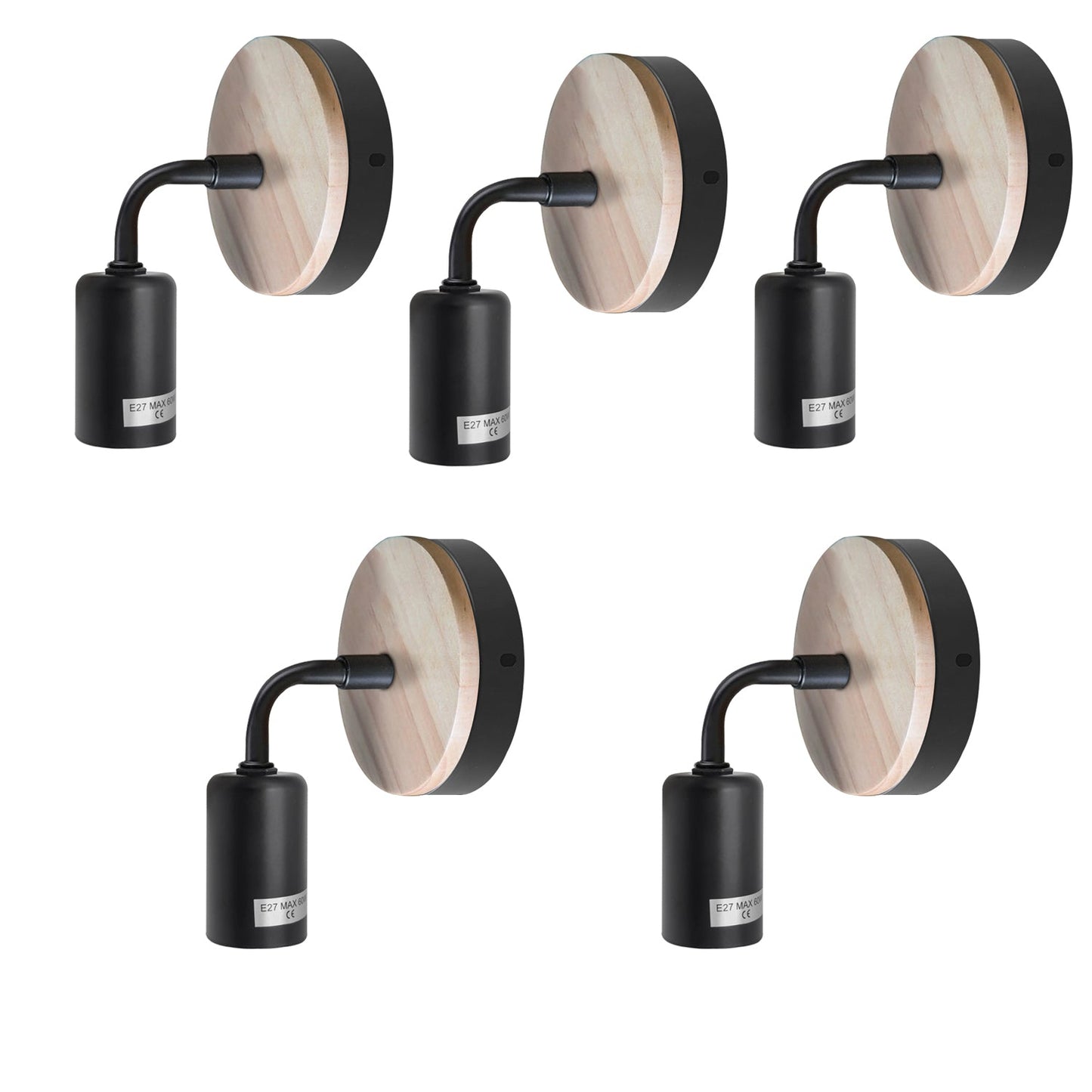 Wood bedside Wall lamp ~ 5120-10