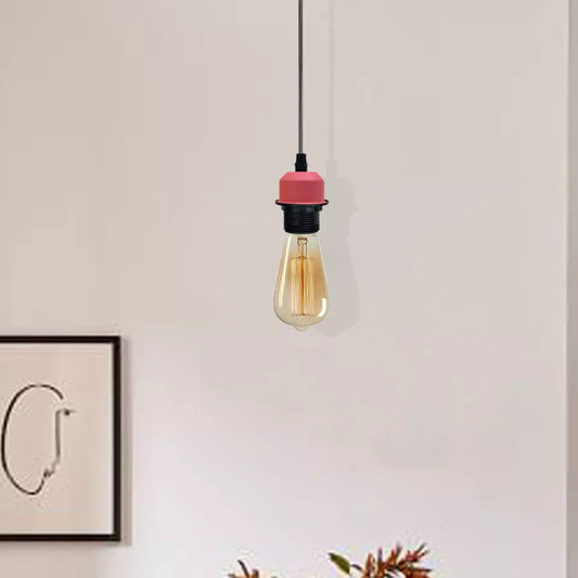 Vintage Pendant Lamp Bulb Holder Ceiling Light E27 Fitting ~5760-0