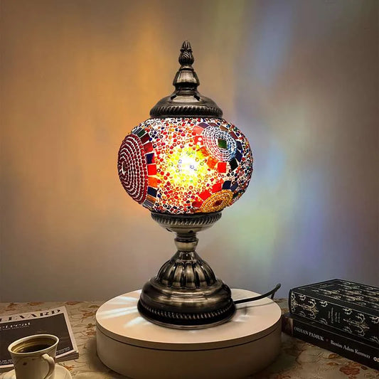 Mosaic Glass Table Lamp | UK Modern Home Decor~4968-0