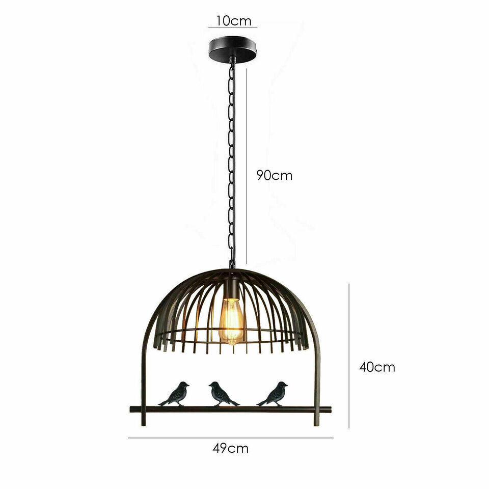 Industrial Bird Cage Ceiling Chandelier Loft Pendant Light ~3151-3
